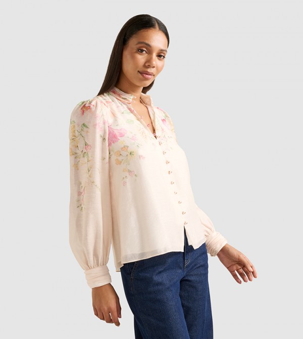 فوريفر نيو  - بيج Casual Tops