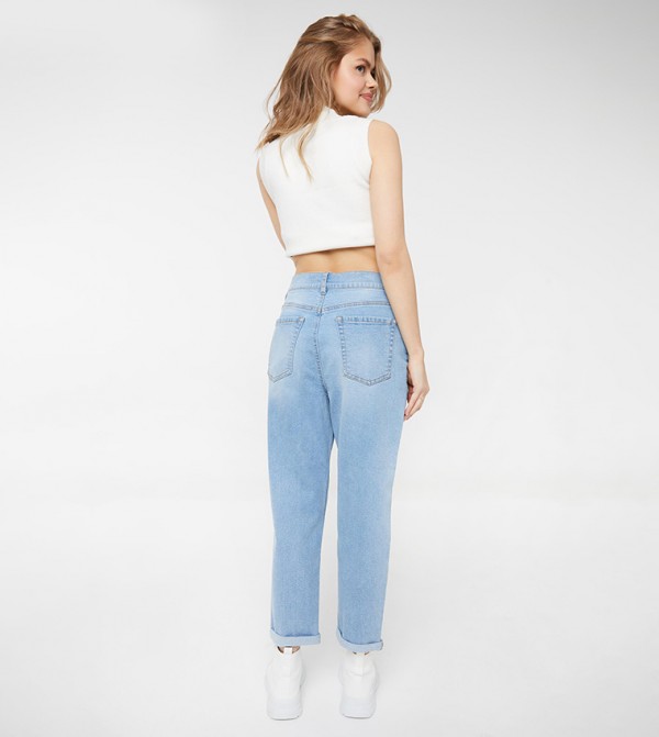 اردين  - أزرق Mom Jeans
