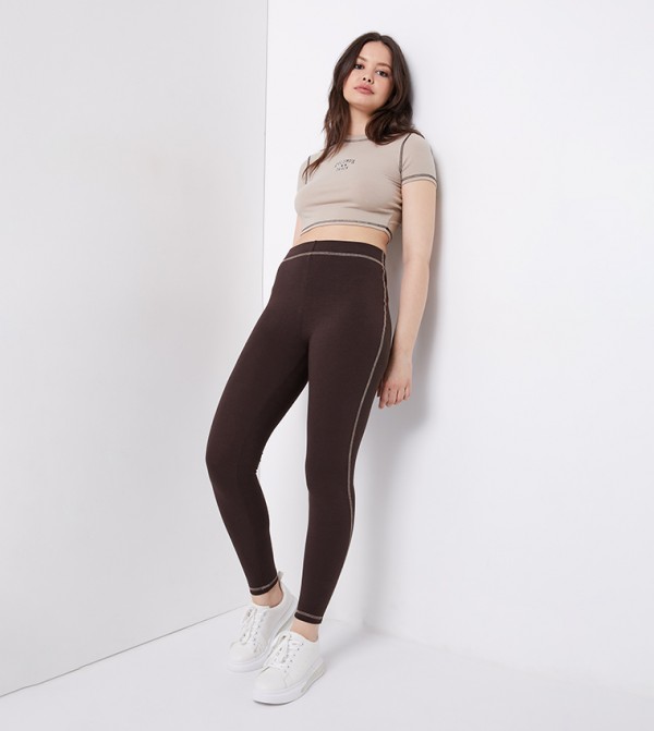 Ardene Ardene - Brown Leggings