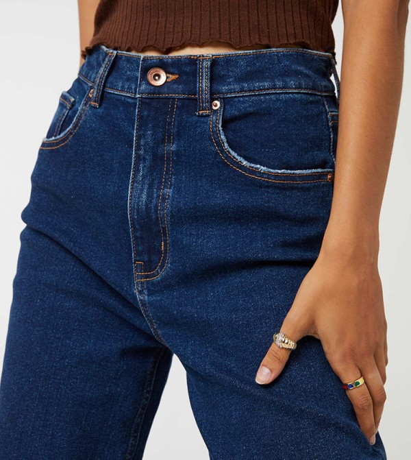 Ardene Straight Jeans - Blue Straight Jeans