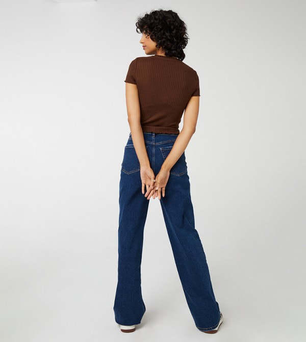 Ardene Straight Jeans - Blue Straight Jeans