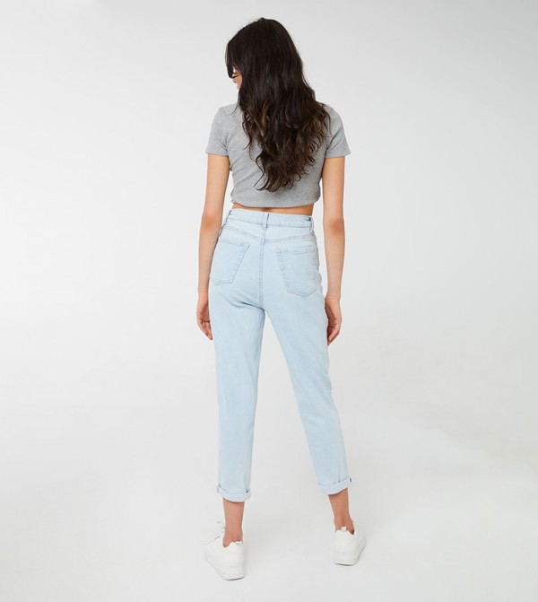 اردين  بناطيل جينز - أزرق Mom Jeans