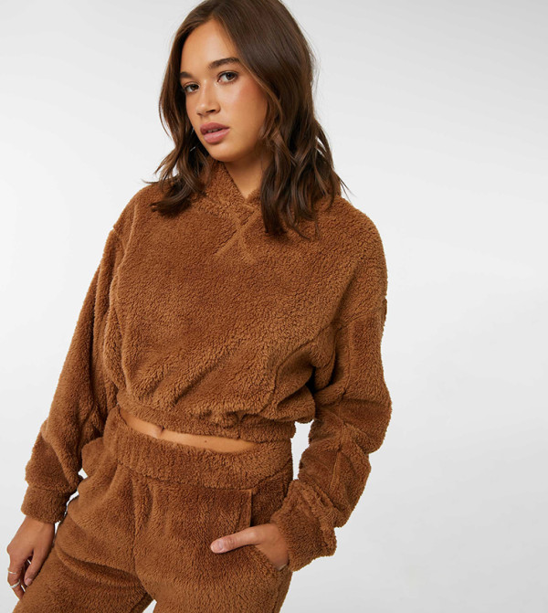 Ardene  Clothing - Brown Hoodies