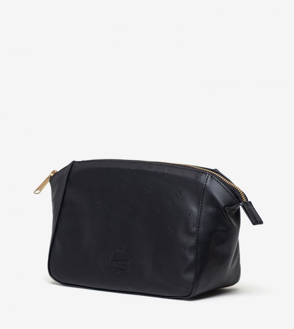 Herschel  Cosmetic Bags - Black Travel Pouches