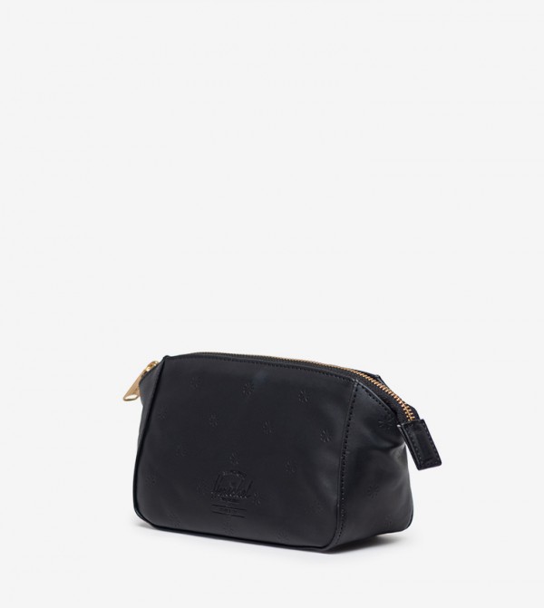 Herschel  Cosmetic Bags - Black Travel Pouches