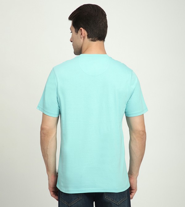 Beverly Hills Polo Club  T-Shirts - Green Round Neck T-Shirts
