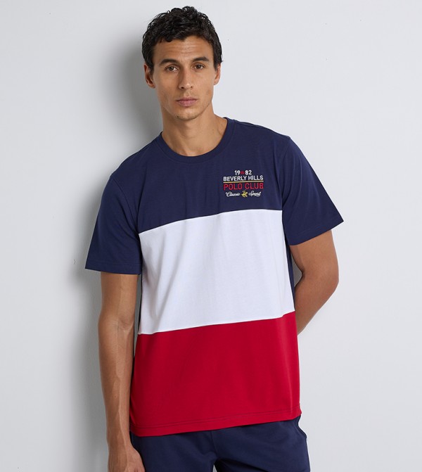 Beverly Hills Polo Club  T-Shirts - Multi Round Neck T-Shirts