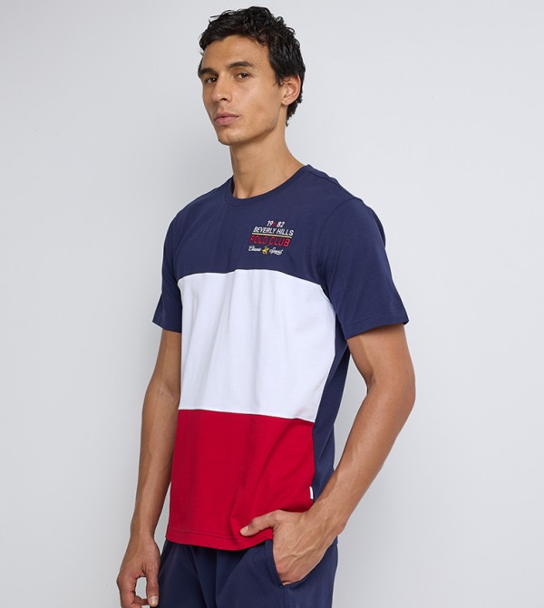 Beverly Hills Polo Club  T-Shirts - Multi Round Neck T-Shirts