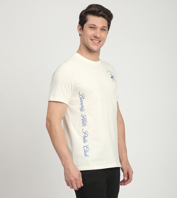 بيفرلي هيلز بولو كلوب بيفرلي هيلز بولو كلوب - أبيض Round Neck T-Shirts