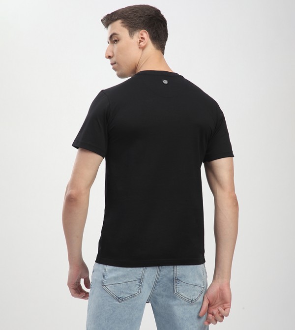 بيفرلي هيلز بولو كلوب بيفرلي هيلز بولو كلوب - أسود Round Neck T-Shirts