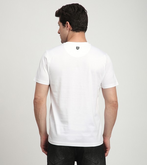 بيفرلي هيلز بولو كلوب  تيشرتات وبلايز - أبيض Round Neck T-Shirts