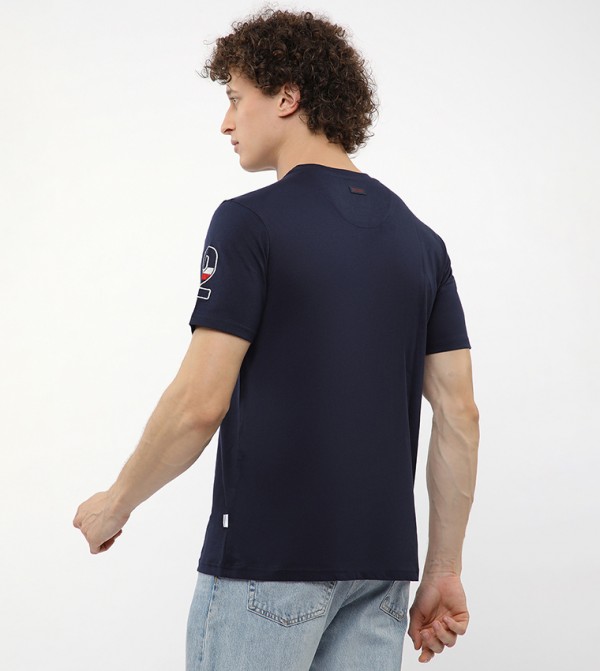 Beverly Hills Polo Club Beverly Hills Polo Club - Navy Round Neck T-Shirts