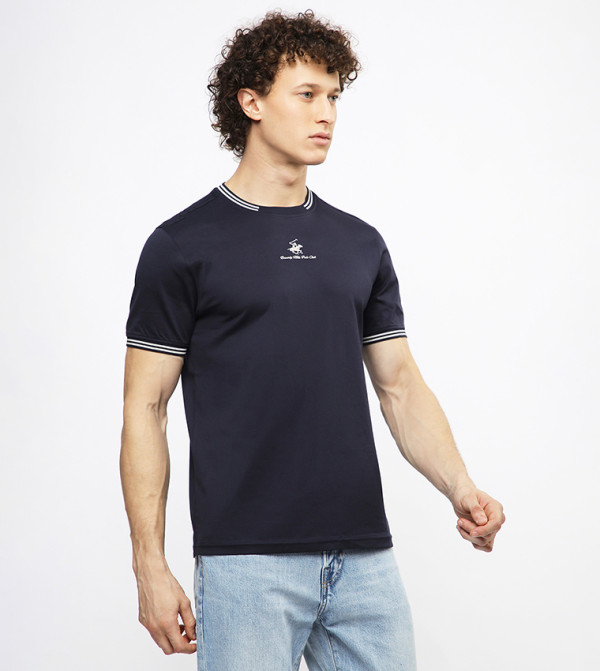Beverly Hills Polo Club Beverly Hills Polo Club - Navy Round Neck T-Shirts