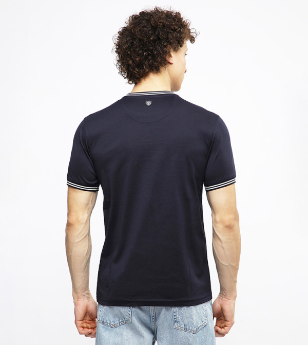 Beverly Hills Polo Club Beverly Hills Polo Club - Navy Round Neck T-Shirts