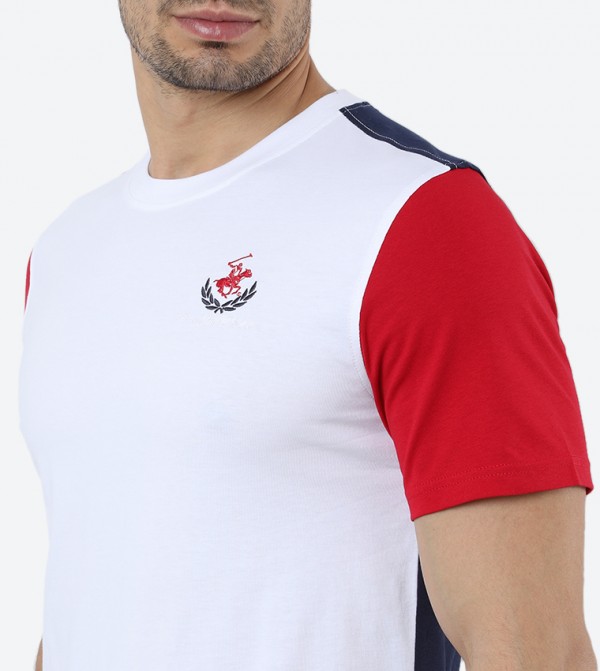 بيفرلي هيلز بولو كلوب - أبيض تيشيرتات كاجوال