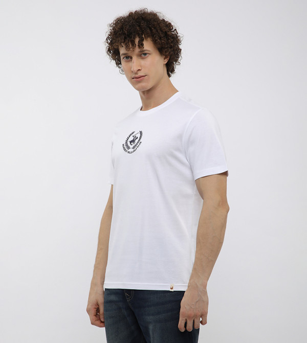 Beverly Hills Polo Club  Clothing - White Round Neck T-Shirts