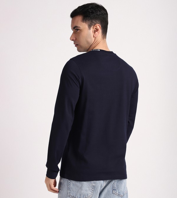 Beverly Hills Polo Club  Shirts - Navy Casual T-Shirts