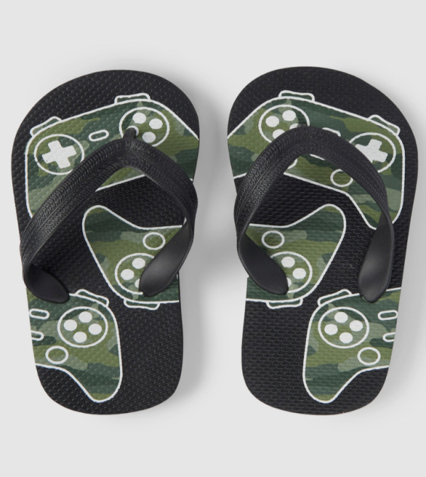 The Children's Place - Black Flip Flops
