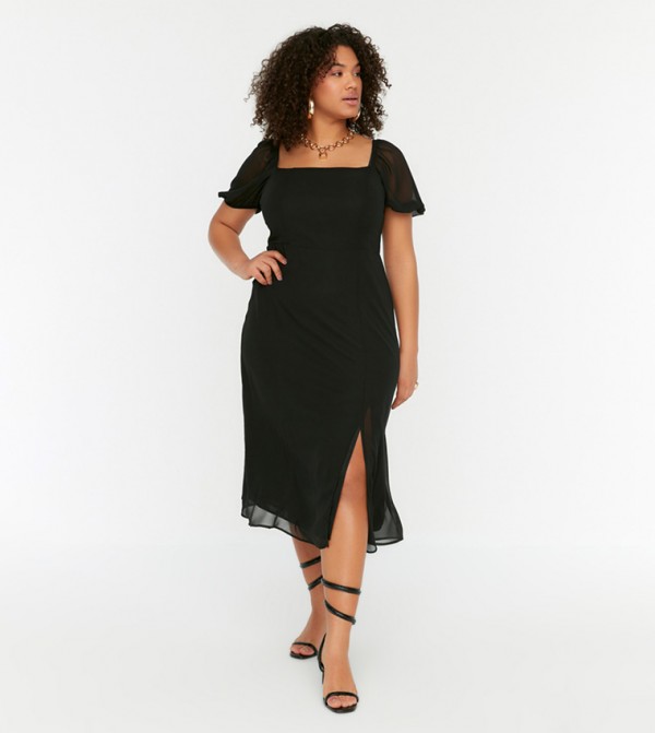 Trendyol Trendyol Plus Size - Black Casual Dress