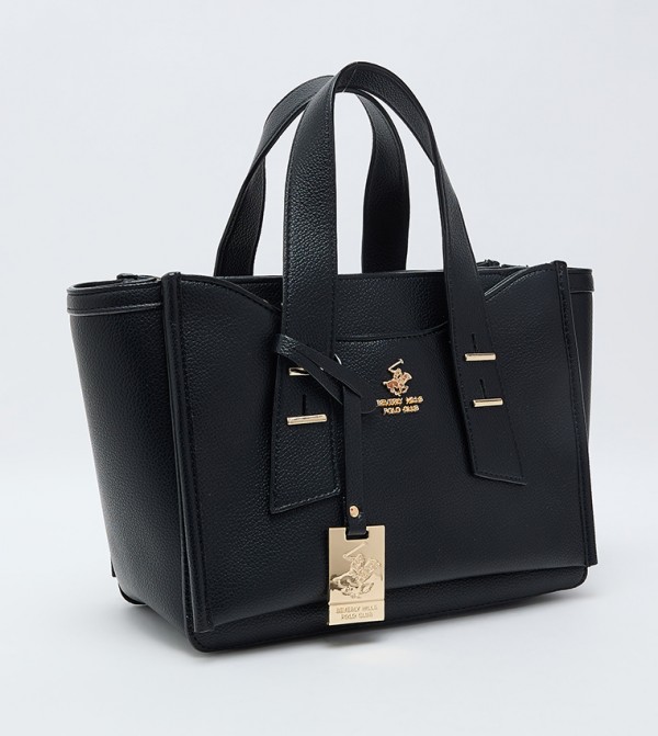 بيفرلي هيلز بولو كلوب  - أسود Satchel Bags