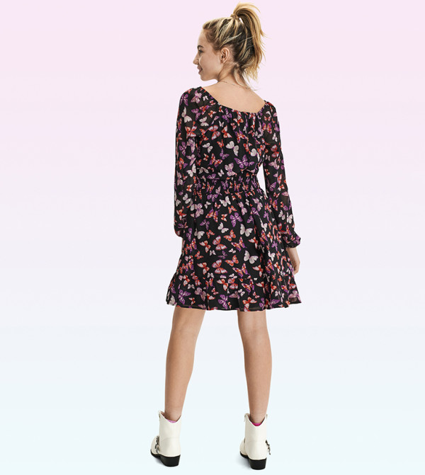 شوغر آند جيد   extra-10-off - أسود فستان كاجوال 