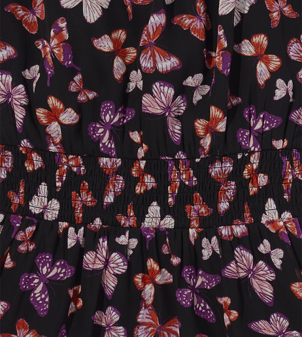 شوغر آند جيد   extra-10-off - أسود فستان كاجوال 