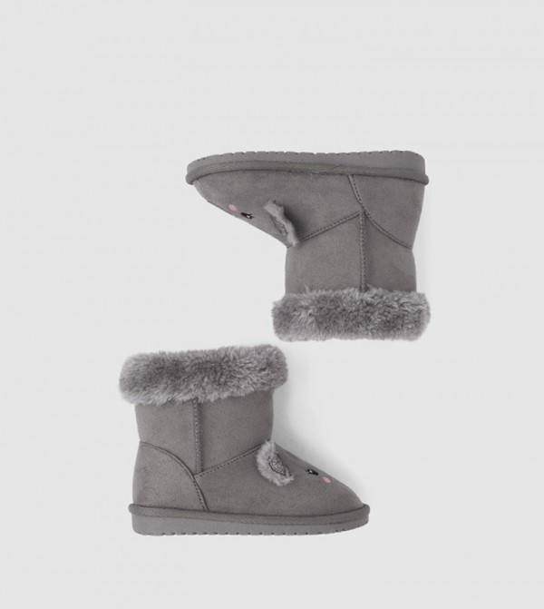 The Children's Place  Baby Essentials - Grey Booties