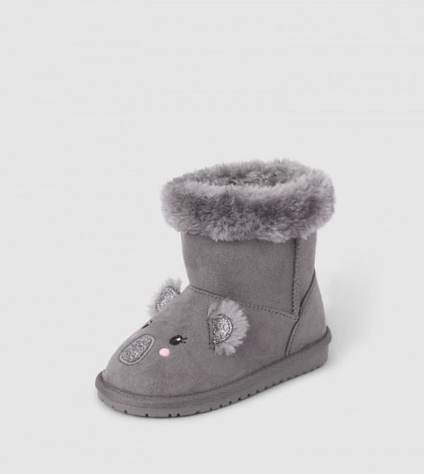 The Children's Place  Baby Essentials - Grey Booties