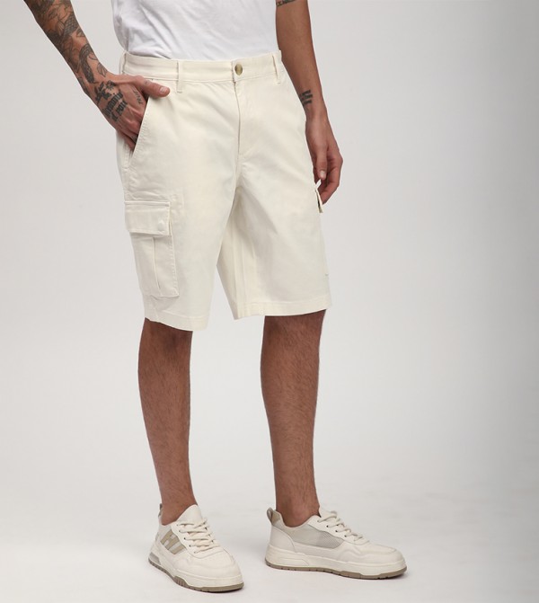 Beverly Hills Polo Club  Shorts - Beige Cargo Shorts