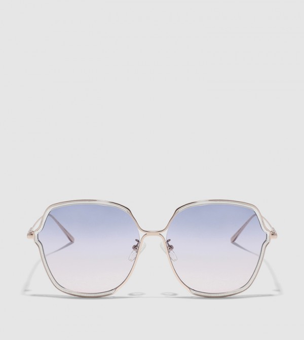 30 سندايز  - شفاف  Square Sunglasses