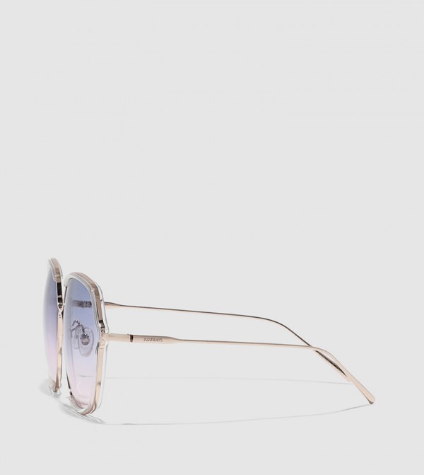 30 سندايز  - شفاف  Square Sunglasses