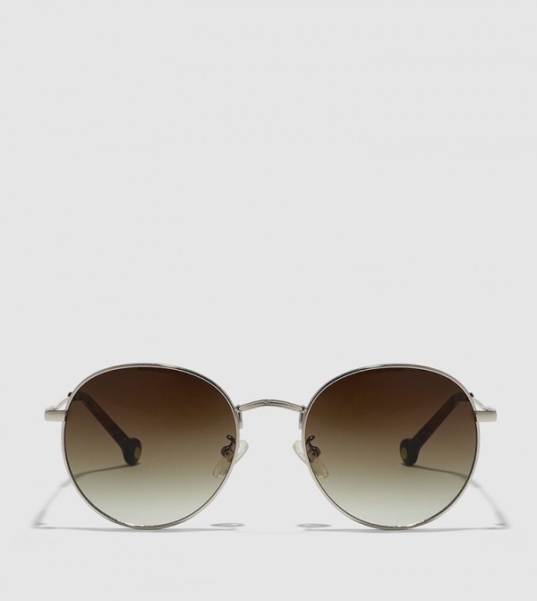 30 سندايز  - ذهبي Round Sunglasses