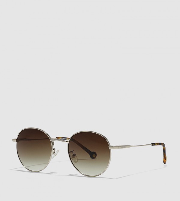 30 سندايز  - ذهبي Round Sunglasses