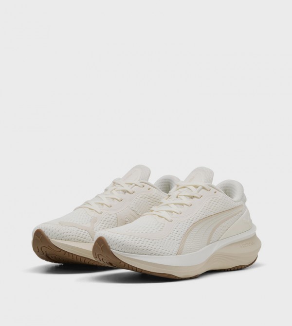 Puma  - Beige Running Shoes
