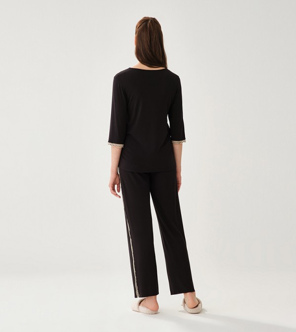 Dagi  - Black Sleep Tops & Tees