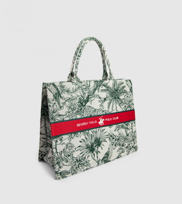 Beverly Hills Polo Club  Tote Bags - Green Tote Bags