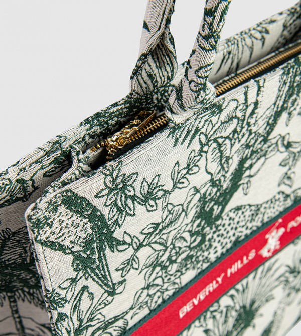 Beverly Hills Polo Club  Tote Bags - Green Tote Bags