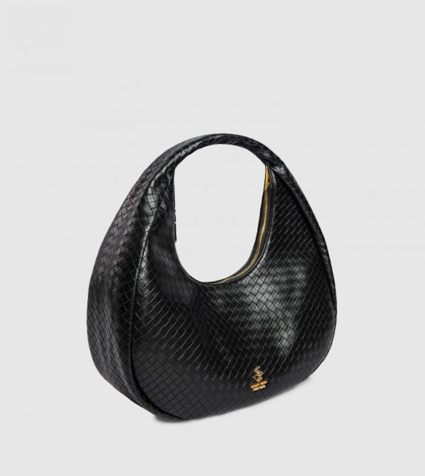 Beverly Hills Polo Club  Hobo Bags - Black Hobo Bags