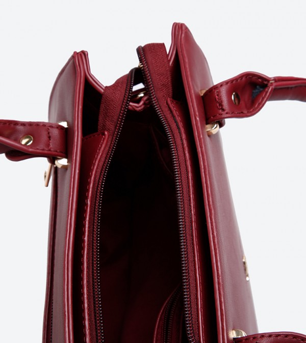 Beverly Hills Polo Club  Shoulder Bags - Burgundy Shoulder bags