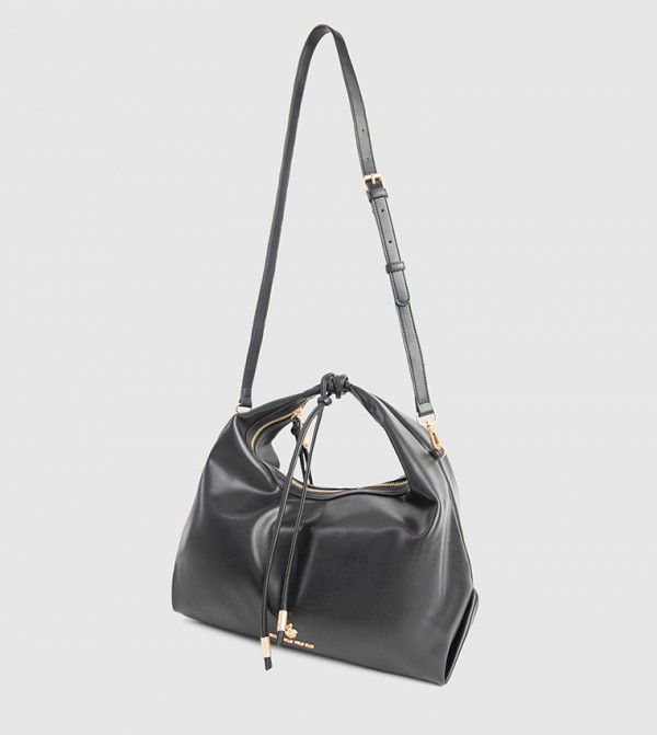 Beverly Hills Polo Club  Hobo Bags - Black Hobo Bags