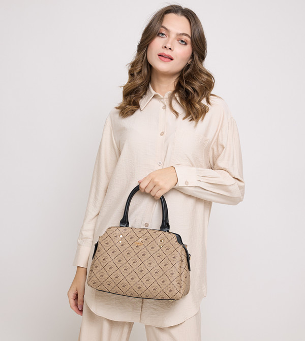 Beverly Hills Polo Club  Satchel Bags - Beige Satchel Bags
