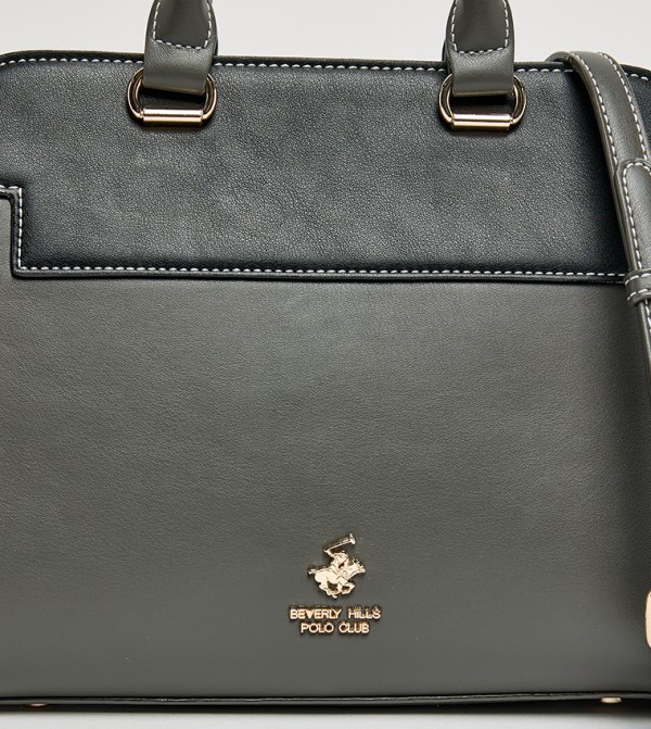 Beverly Hills Polo Club  Satchel Bags - Dark Grey Satchel Bags