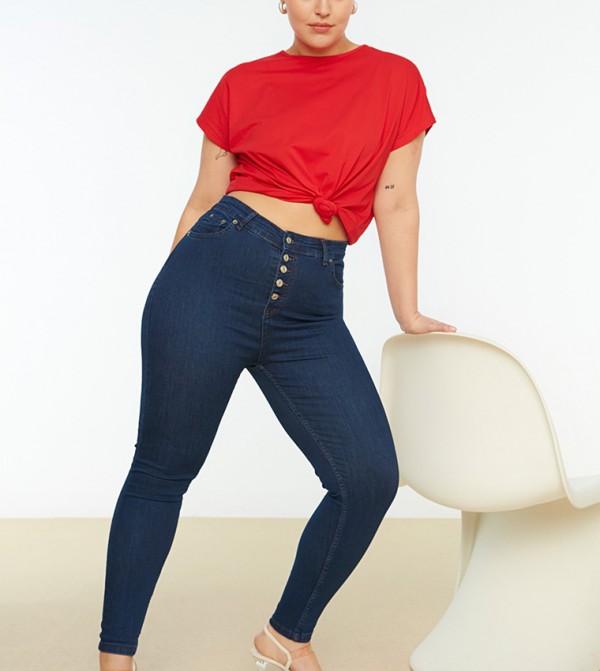 Trendyol Trendyol Plus Size - Blue Jeans