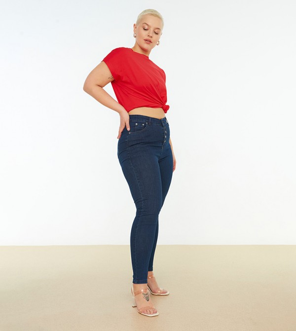 Trendyol Trendyol Plus Size - Blue Jeans
