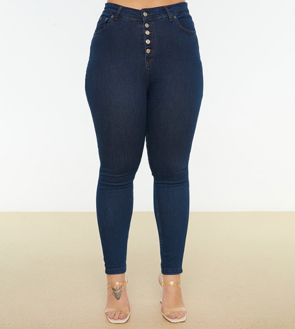 Trendyol Trendyol Plus Size - Blue Jeans