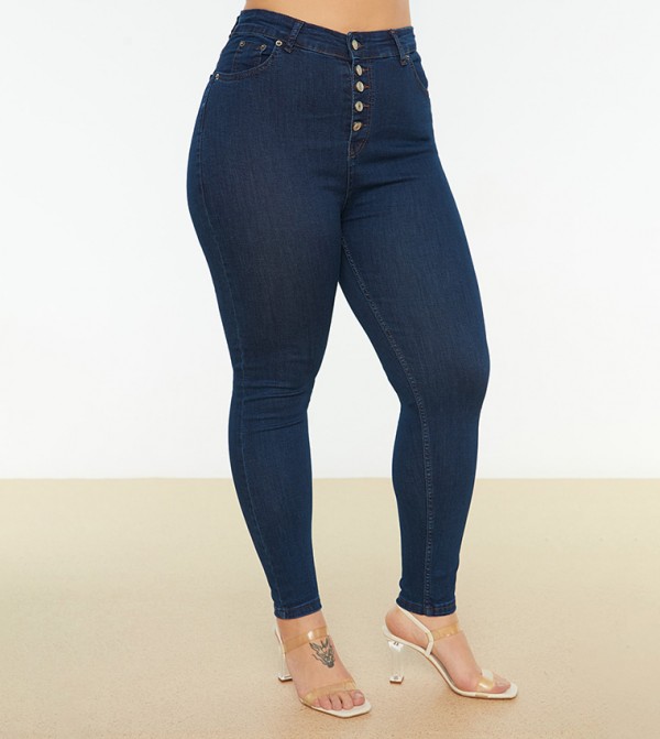 Trendyol Trendyol Plus Size - Blue Jeans