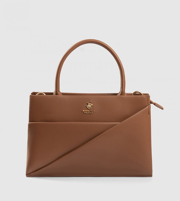 بيفرلي هيلز بولو كلوب  - حنطي Satchel Bags
