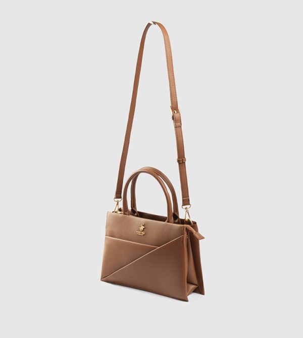 بيفرلي هيلز بولو كلوب  - حنطي Satchel Bags