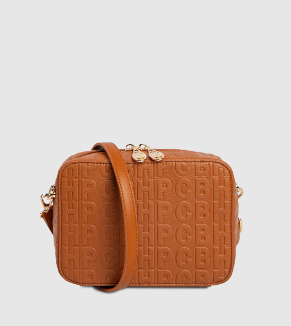 بيفرلي هيلز بولو كلوب  كروس  - حنطي Cross Body Bags