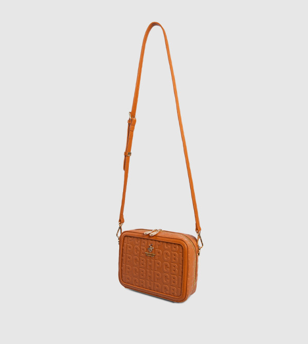 بيفرلي هيلز بولو كلوب  كروس  - حنطي Cross Body Bags